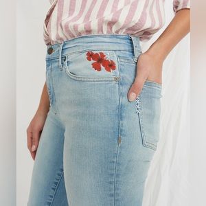 MARINE LAYER Kick Flare Jean in Medium Light Wash